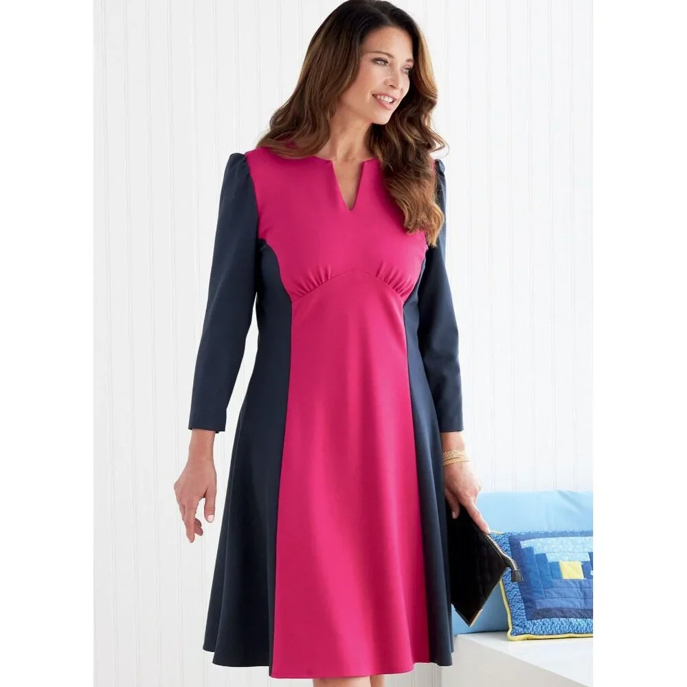 Butterick B6805 Womens‎ Dress Sewing Pattern Sizes 6-14 A-Line  Design